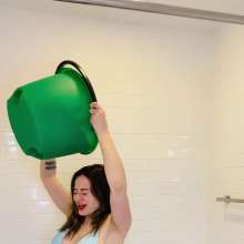 Slimed Models: Anastasia Gets Sexy With Blue Cake Batter