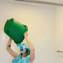 Slimed Models: Anastasia Gets Sexy With Blue Cake Batter