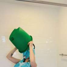 Slimed Models: Anastasia Gets Sexy With Blue Cake Batter