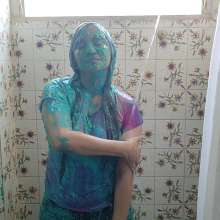 AngieWAM: Angie Rinse Herself After a Messy Session in Sportwear