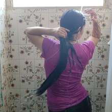 AngieWAM: Angie Rinse Herself After a Messy Session in Sportwear