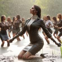 carlosstf33: Dancing in mud and water