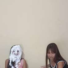 RevSlymsford: Carly + Patricia: Spelling Bee Pie Forfeits: Fun Playful Wam