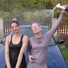 Get Your Snaps: Car wash video from Mina and Sarah