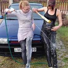Get Your Snaps: Car wash video from Mina and Sarah