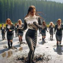carlosstf33: Dancing in mud and water