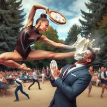 Girl Pies Guy Fan: Pleasantly surprised with AI