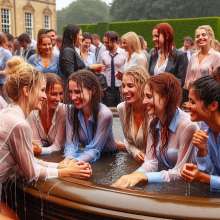 Wetmaxiskirts: The company team building weekend was a raging, erm raining, success!