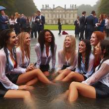 Wetmaxiskirts: The company team building weekend was a raging, erm raining, success!