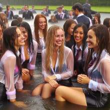 Wetmaxiskirts: The company team building weekend was a raging, erm raining, success!