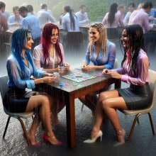 Wetmaxiskirts: The company team building weekend was a raging, erm raining, success!
