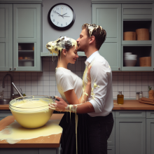 schneider: Custard Couple fun