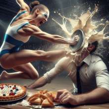 Girl Pies Guy Fan: Pleasantly surprised with AI
