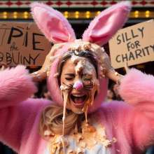 Aero__: Bunny costume pies