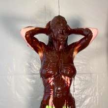 Slimed Models: Eliza Turned Into Human Chocolate Fountain