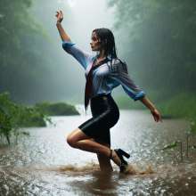 carlosstf33: Dancing in mud and water