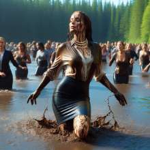 carlosstf33: Dancing in mud and water