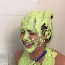 Slimed Models: Fitness Babe Julia Gets 