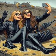 Rainman_666: cartoon, painted illustrations give even more volume?