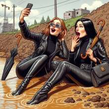 Rainman_666: cartoon, painted illustrations give even more volume?