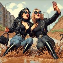 Rainman_666: cartoon, painted illustrations give even more volume?