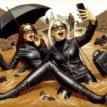 Rainman_666: cartoon, painted illustrations give even more volume?