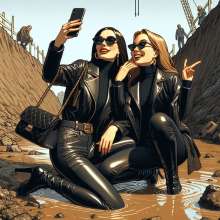 Rainman_666: cartoon, painted illustrations give even more volume?