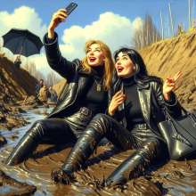 Rainman_666: cartoon, painted illustrations give even more volume?