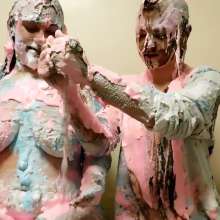 RevSlymsford: Jade, Bunny and Kat: 3 Girl Cake and Batter Epic Mess Fun