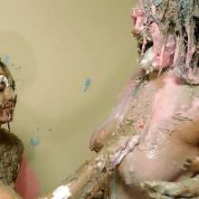 RevSlymsford: Jade, Bunny and Kat: 3 Girl Cake and Batter Epic Mess Fun