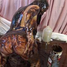 Jayce: Jayce Soaked in Syrup's and 1st Time Fuck Machine!