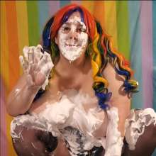 The_Intrigued_WAMers: Kittie the Clown--Rainbow Edition