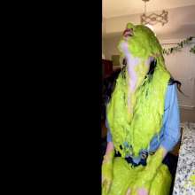 Slimed Models: Larae Reacts to Her First Slime (Then Gets Slimed Again)