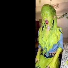Slimed Models: Larae Reacts to Her First Slime (Then Gets Slimed Again)
