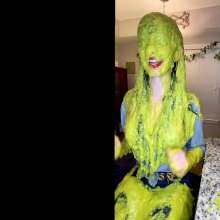 Slimed Models: Larae Reacts to Her First Slime (Then Gets Slimed Again)