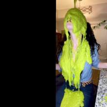 Slimed Models: Larae Reacts to Her First Slime (Then Gets Slimed Again)