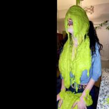 Slimed Models: Larae Reacts to Her First Slime (Then Gets Slimed Again)