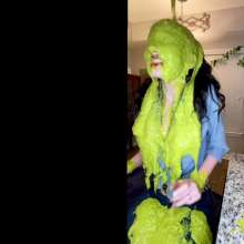 Slimed Models: Larae Reacts to Her First Slime (Then Gets Slimed Again)