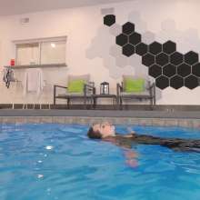 WetlookFashion: Lilith Jumps in the Pool Wearing Wetlook Leggings
