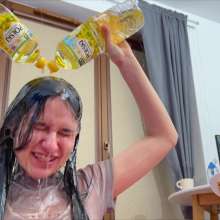 Your Wet Cat: Lost a Bet and Slipped in a Pool Full of Oil