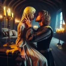 schneider: Arthur and Guinevere having fun in Camelot