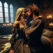 schneider: Arthur and Guinevere having fun in Camelot