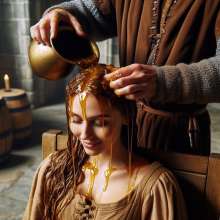 schneider: Arthur and Guinevere having fun in Camelot