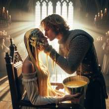 schneider: Arthur and Guinevere having fun in Camelot
