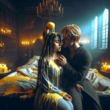schneider: Arthur and Guinevere having fun in Camelot