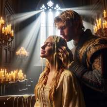 schneider: Arthur and Guinevere having fun in Camelot