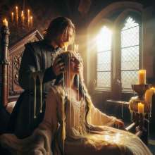 schneider: Arthur and Guinevere having fun in Camelot