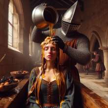 schneider: Arthur and Guinevere having fun in Camelot