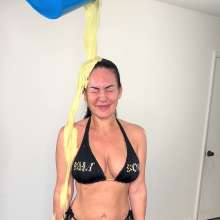 Slimed Models: Playboy Model Crystal Slimed for the First Time