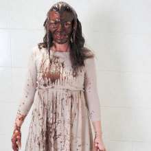 WSMProductions: Dee in Chocolate Head Dunking and Sploshing